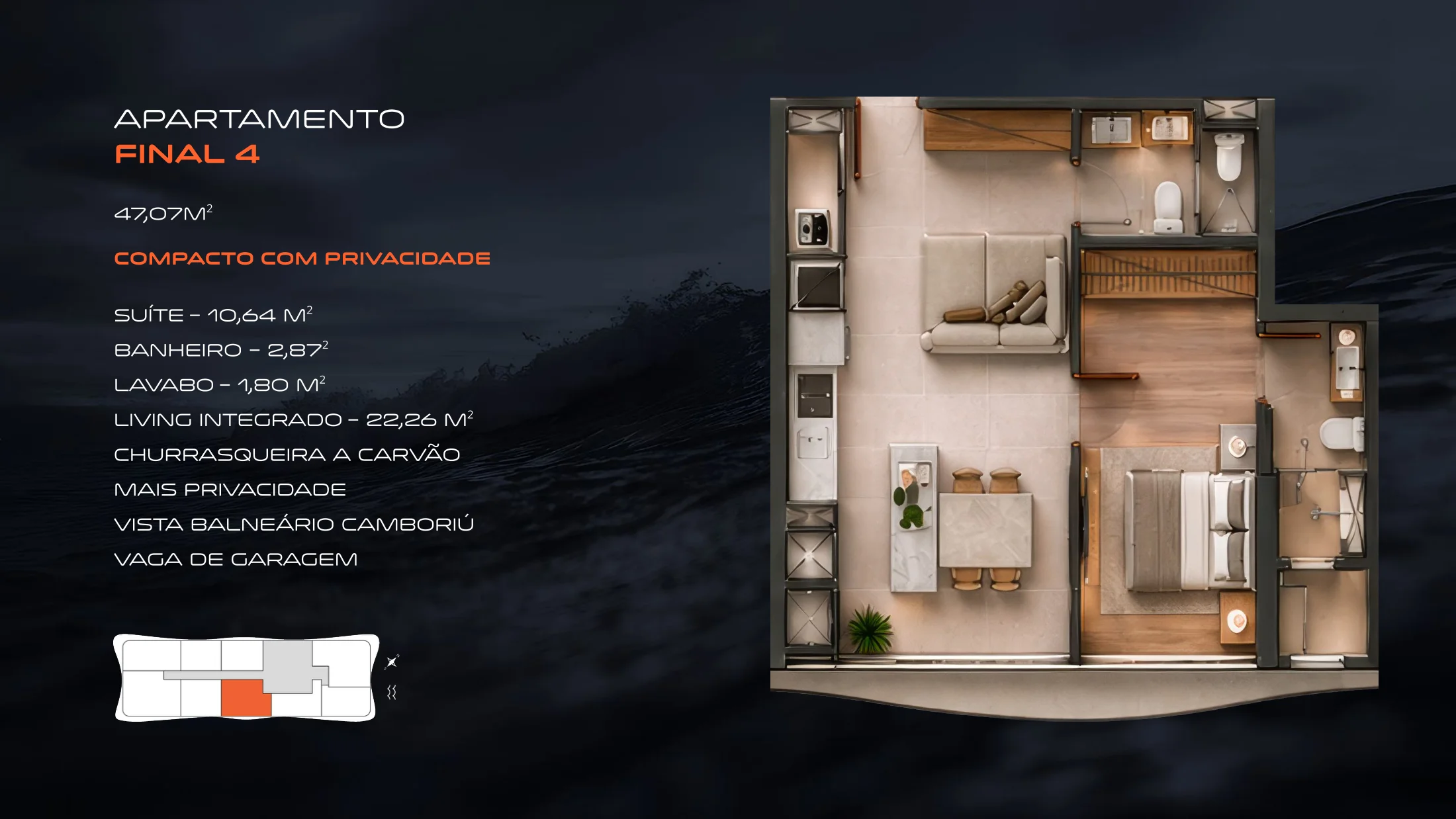 Planta do apartamento Final 4