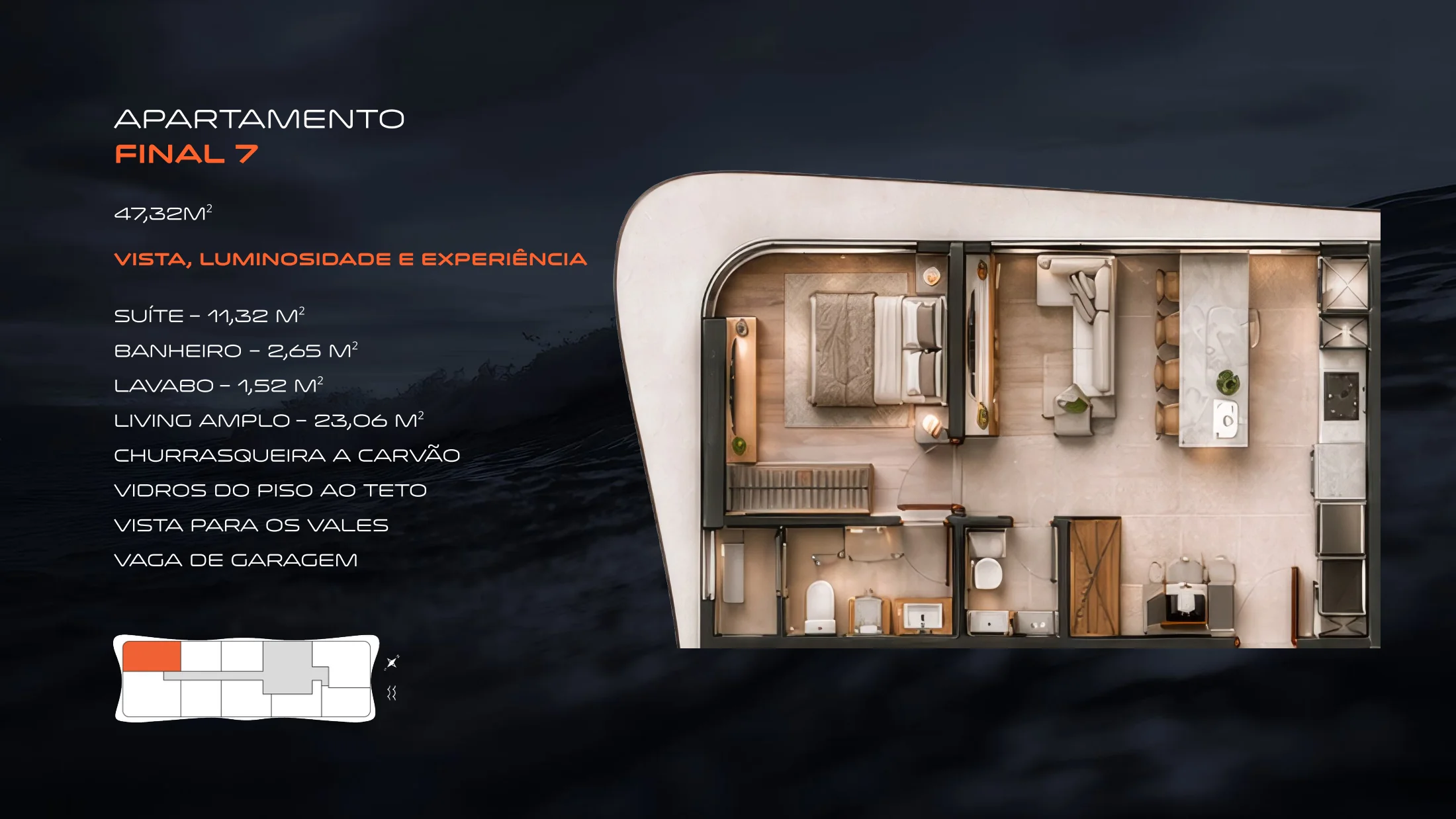 Planta do apartamento Final 7