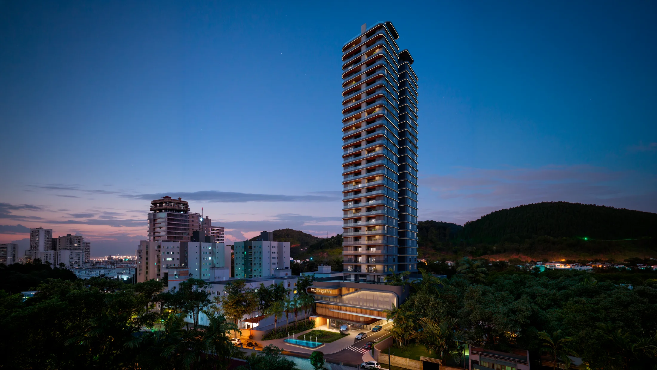 Fachada do BRAVA GREEN